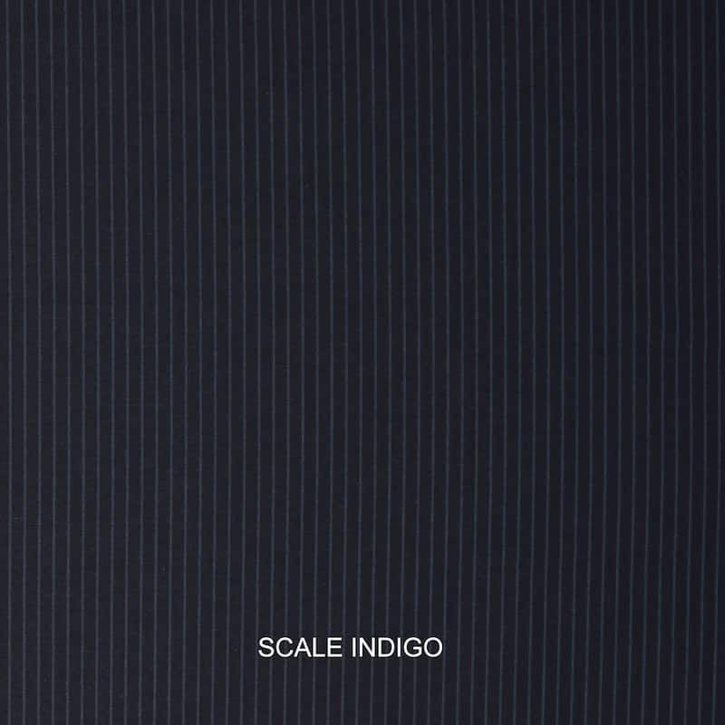 Indigo Blue Knife Edge Lumbar Pillows (Set of 2) by Havenside Home