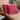 Hot Pink Knife Edge Square Pillows (Set of 2) by Havenside Home