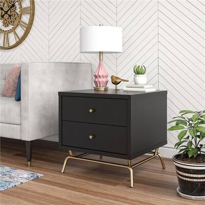 CosmoLiving by Cosmopolitan Nova Black End Table