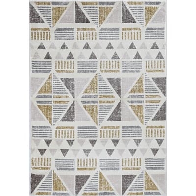 Carson Carrington Mid-Century Modern Geometric Rug