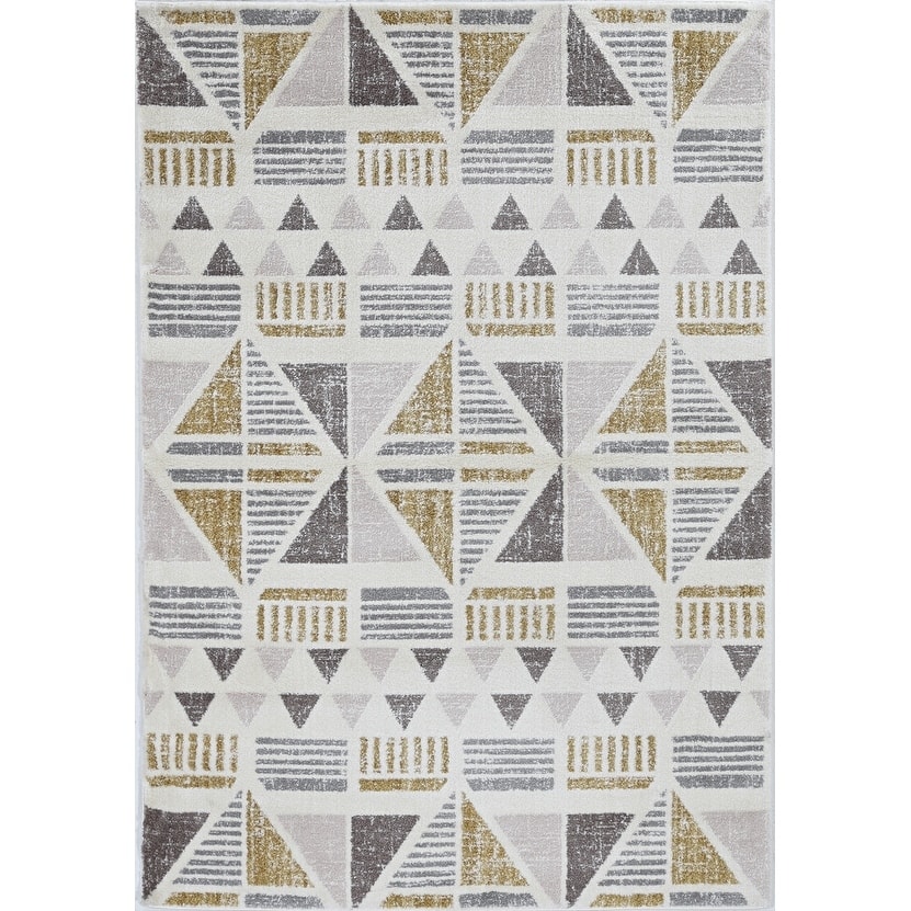 Carson Carrington Mid-Century Modern Geometric Rug