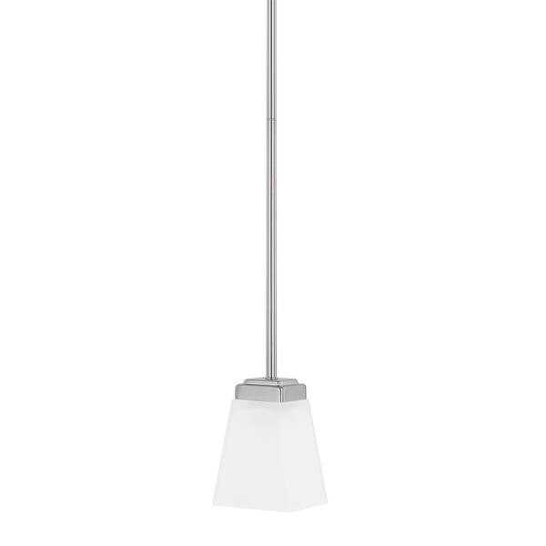 slide 2 of 3, Baxley 1-light Pendant Brushed Nickel