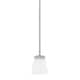 preview thumbnail 1 of 1, Baxley 1-light Pendant Brushed Nickel