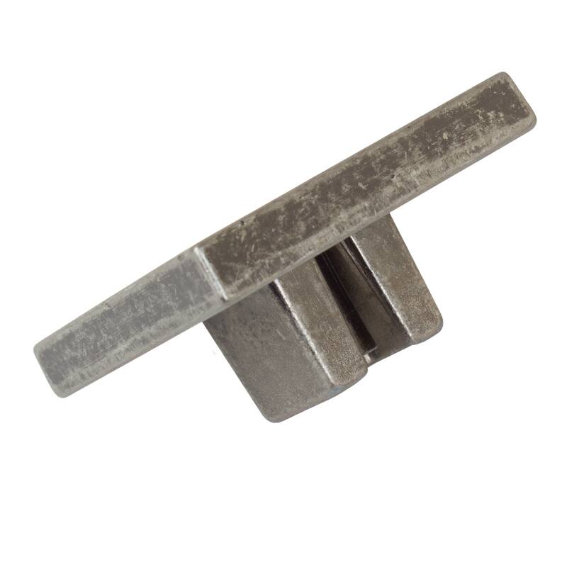 GlideRite 5-Pack 1-1/2 in. Weathered Nickel Thin Square Cabinet Knobs - Weathered Nickel