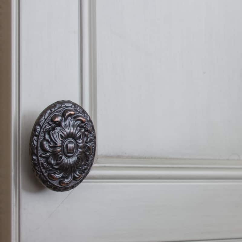 GlideRite 5-Pack 2 in. Oil Rubbed Bronze Ornate Oval Cabinet Knobs - Oil Rubbed Bronze