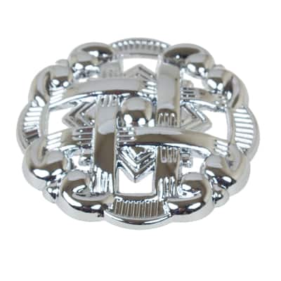 GlideRite 5-Pack 1-3/8" Polished Chrome Celtic Medallion Cabinet Knobs - Polished Chrome