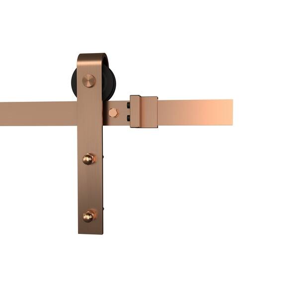 Shop Barn Rail System Brushed Copper 78 Free Shipping Today