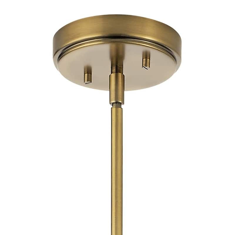 Kichler Lighting Nye 6-Light Chandelier Glass Brushed Natural Brass
