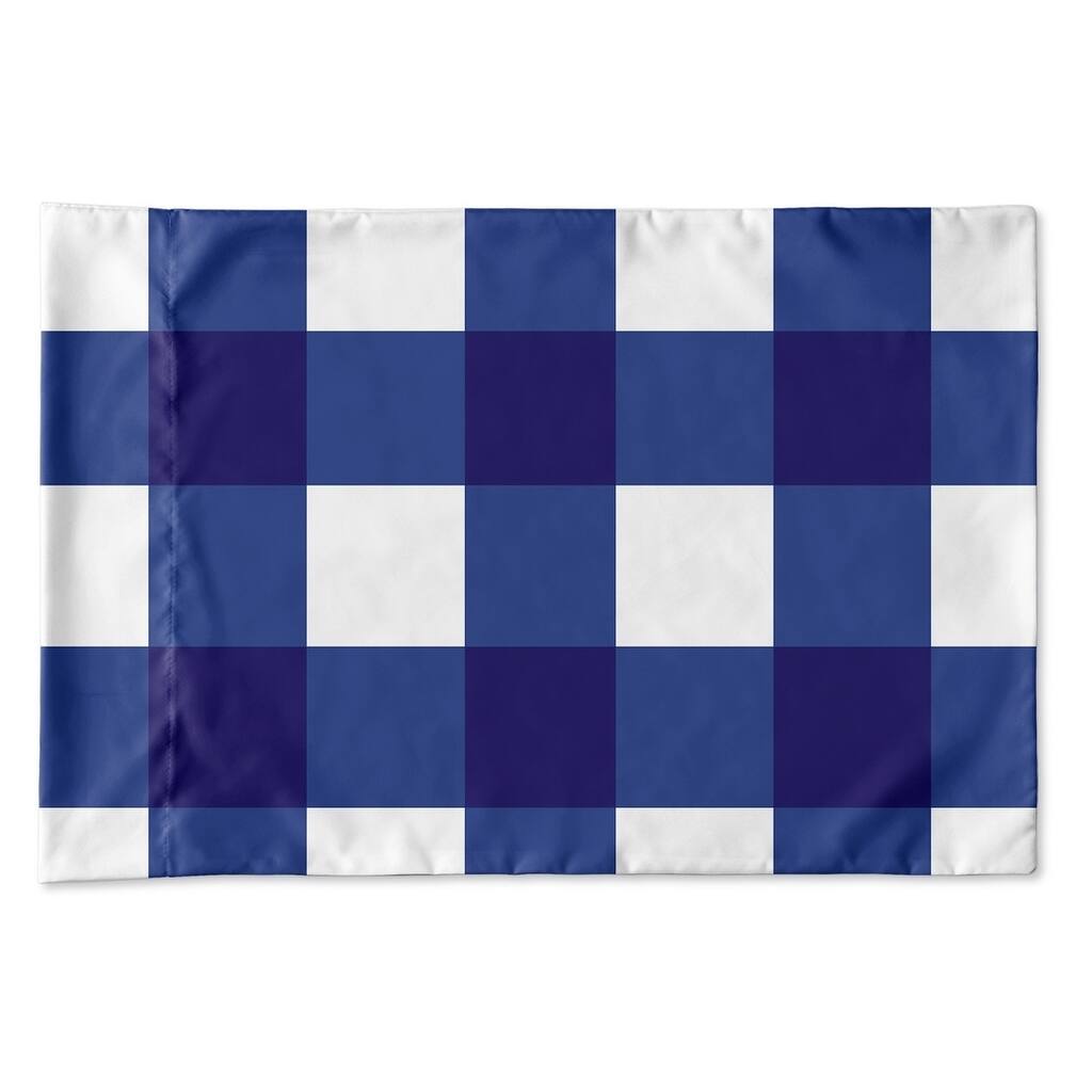 BARRETT BUFFALO CHECK BRIGHT BLUE Pillow Case