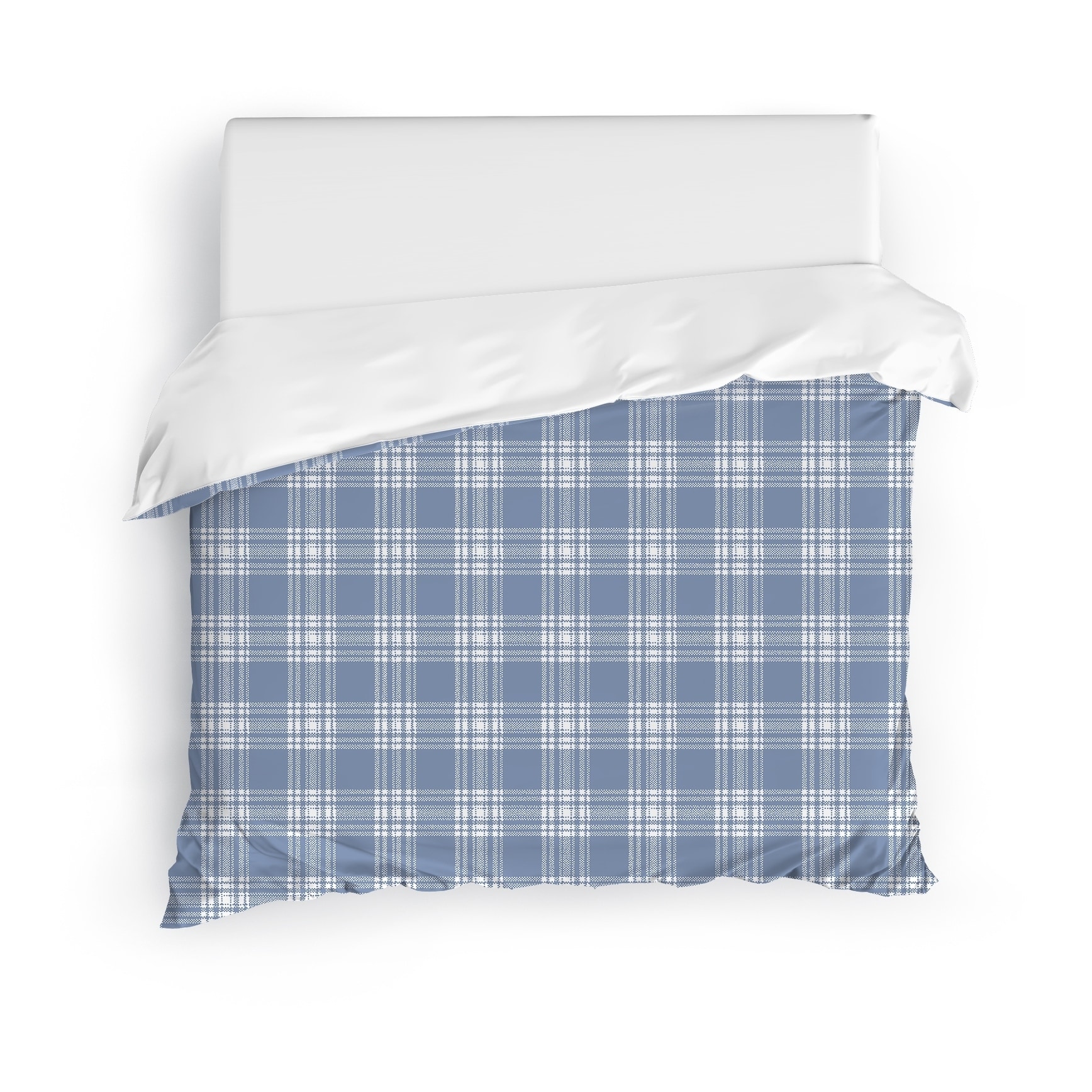 Shop Soho Plaid Light Blue Duvet Cover By Kavka Designs Free