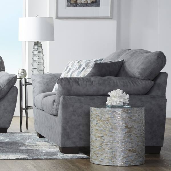 Lore Modern Fabric Pillow Arm Sofa Loveseat And Chair Set Modern Fabric Pillow Arm Sofa Loveseat