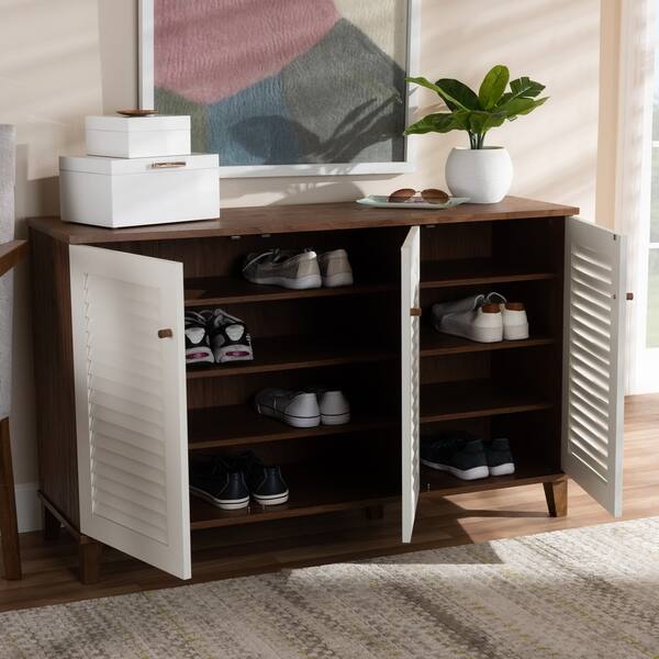 Shop Coolidge Modern And Contemporary 8 Shelf Shoe Cabinet Free