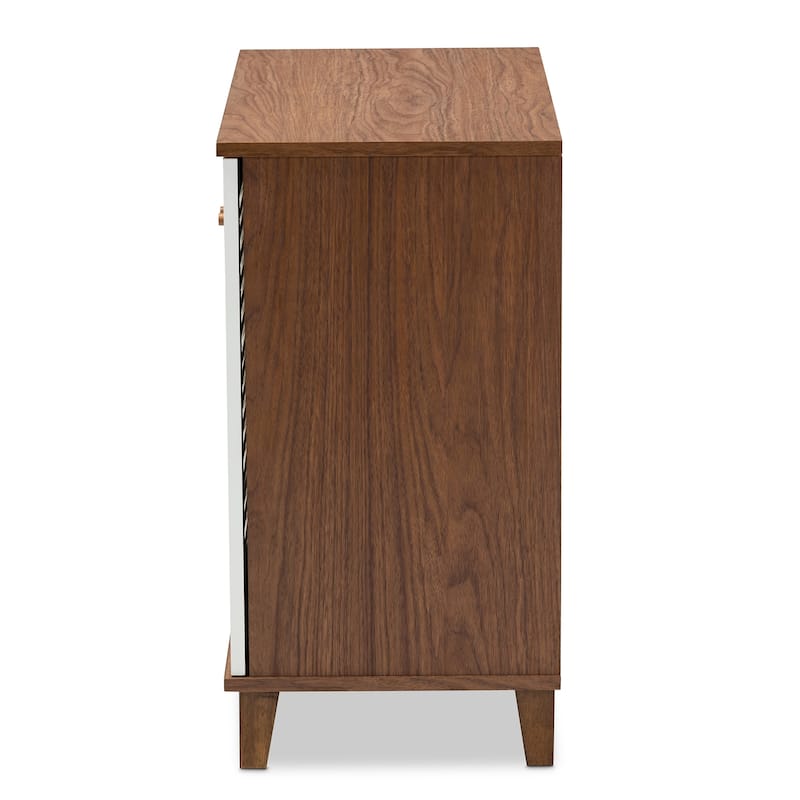 Coolidge Modern and Contemporary 4-Shelf Shoe Storage Cabinet