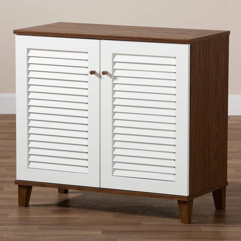 Coolidge Modern and Contemporary 4-Shelf Shoe Storage Cabinet