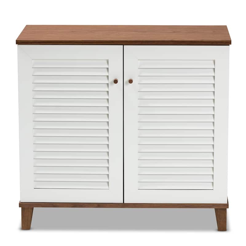 Coolidge Modern and Contemporary 4-Shelf Shoe Storage Cabinet