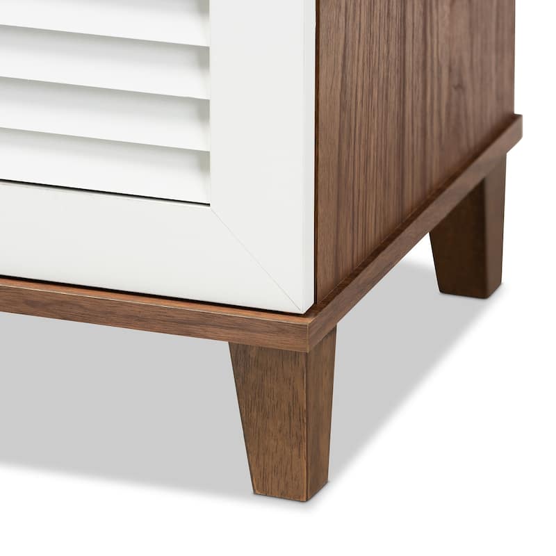 Coolidge Modern and Contemporary 4-Shelf Shoe Storage Cabinet
