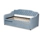 preview thumbnail 13 of 14, Freda Traditional and Transitional Upholstered Daybed with Trundle