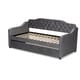 preview thumbnail 6 of 14, Freda Traditional and Transitional Upholstered Daybed with Trundle