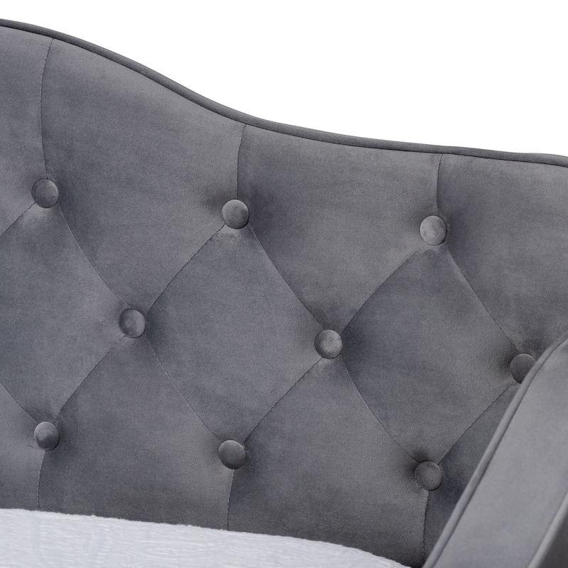 Freda Traditional and Transitional Upholstered Daybed with Trundle