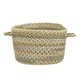 preview thumbnail 6 of 4, Manchester Braided Basket 12" x 7.5" - Beige Hues