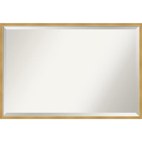 Polished Brass Gold Bathroom Vanity Wall Mirror