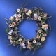preview thumbnail 1 of 0, Thistle Wild Flower Wreath 24"