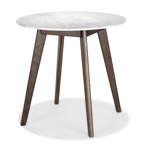 Poly and Bark Riley Marble Round Dining Table