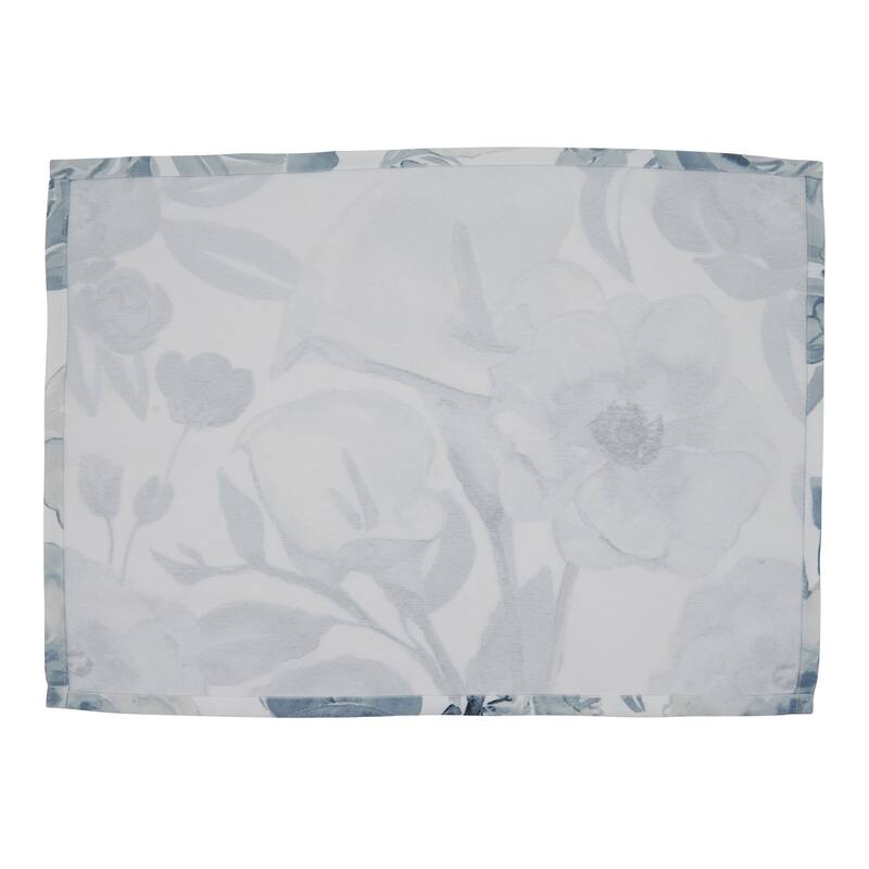 Watercolor Design Large Floral Placemats (Set of 4)