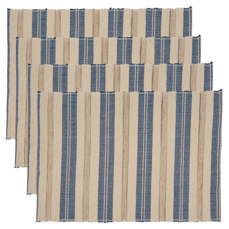 Striped Design Placemats (Set of 4)