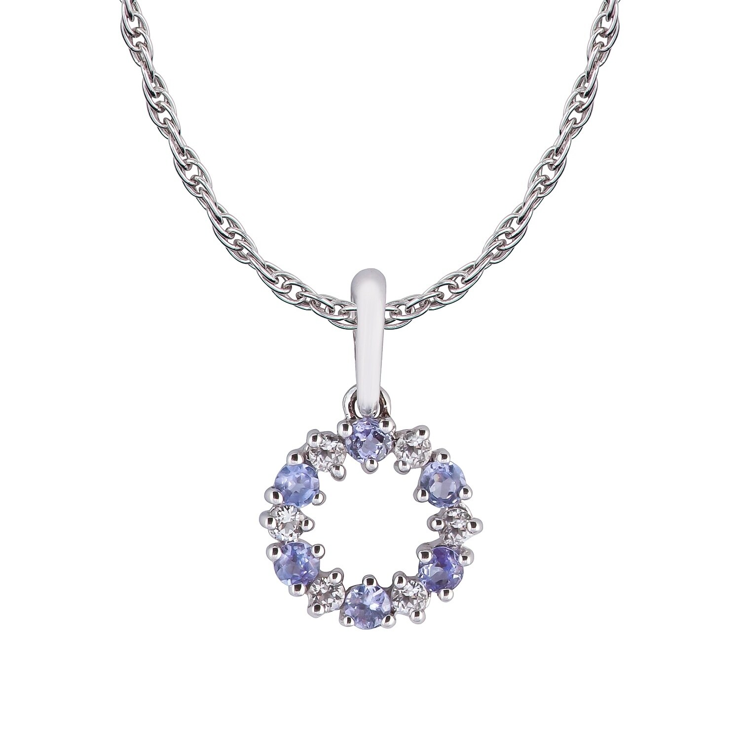 genuine tanzanite necklace