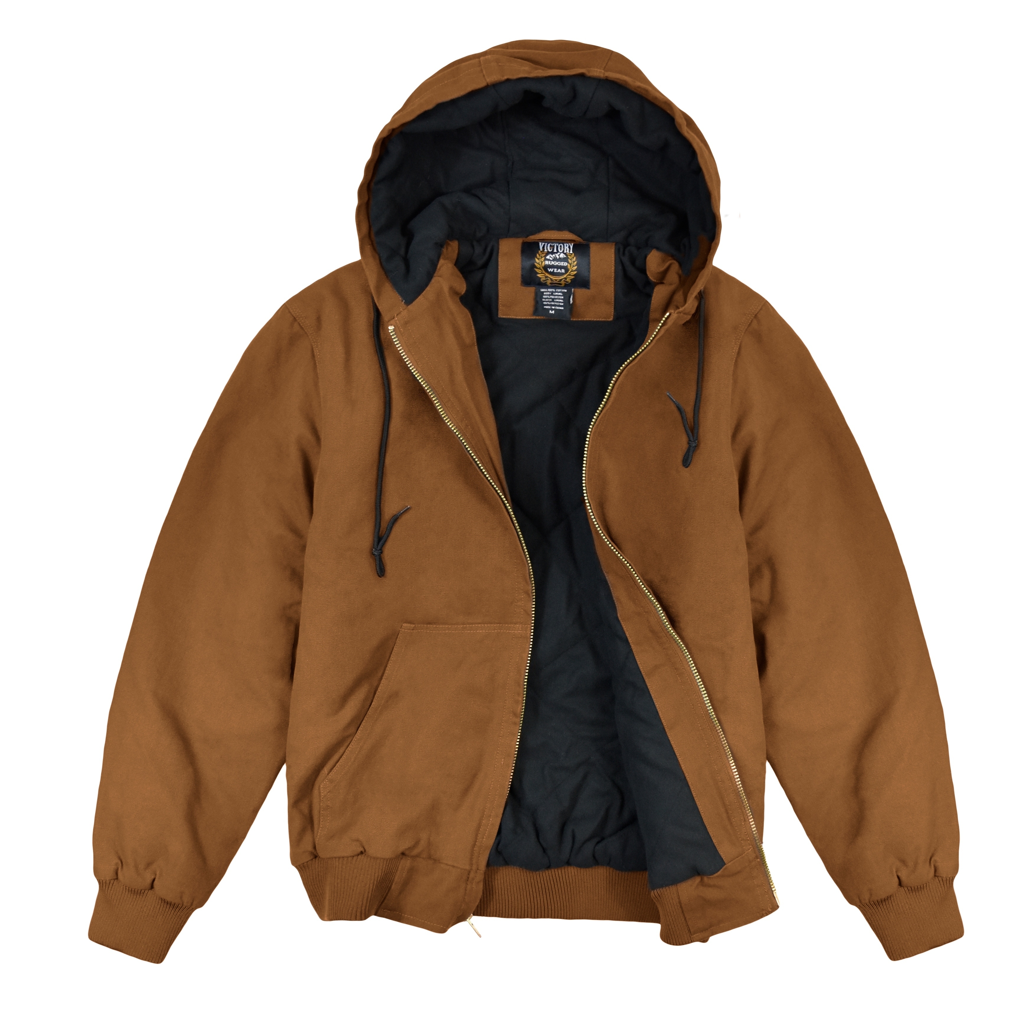 canvas jacket with hood