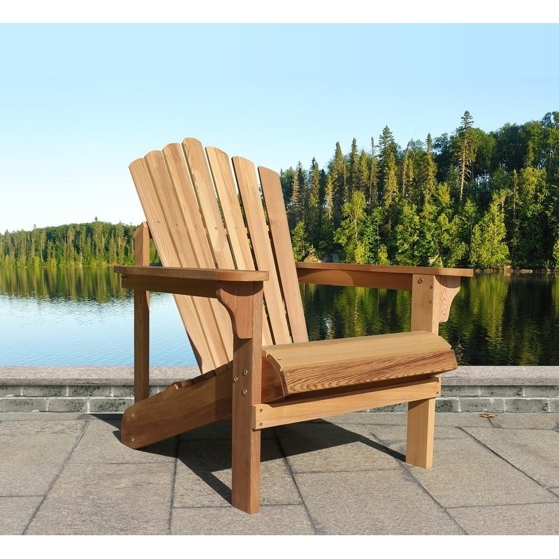 Riverside Adirondack Chair, Western Red Cedar