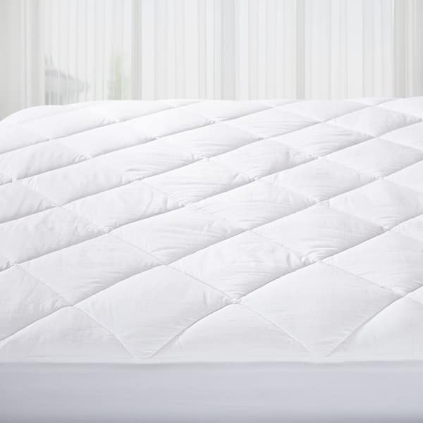 Puredown® Quilted Fitted Mattress Pad Cover Stretches Up To 18/" Deep Bedding