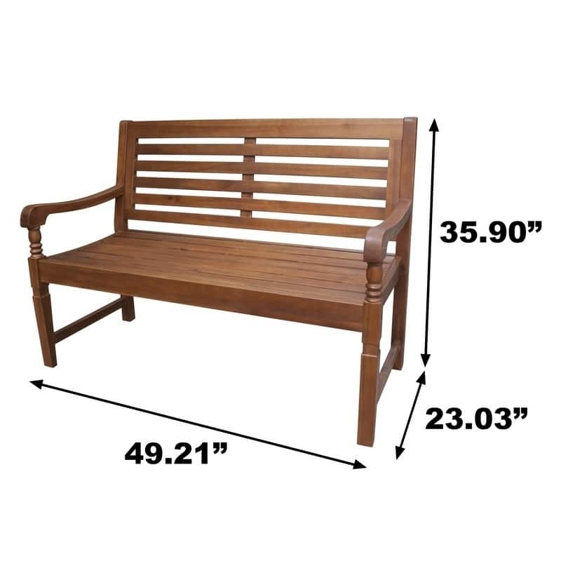 Teba Natural Acacia Garden Bench by Havenside Home