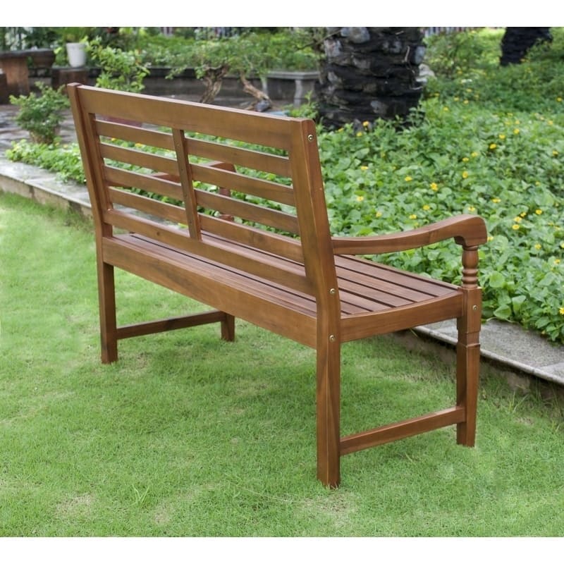 Teba Natural Acacia Garden Bench by Havenside Home