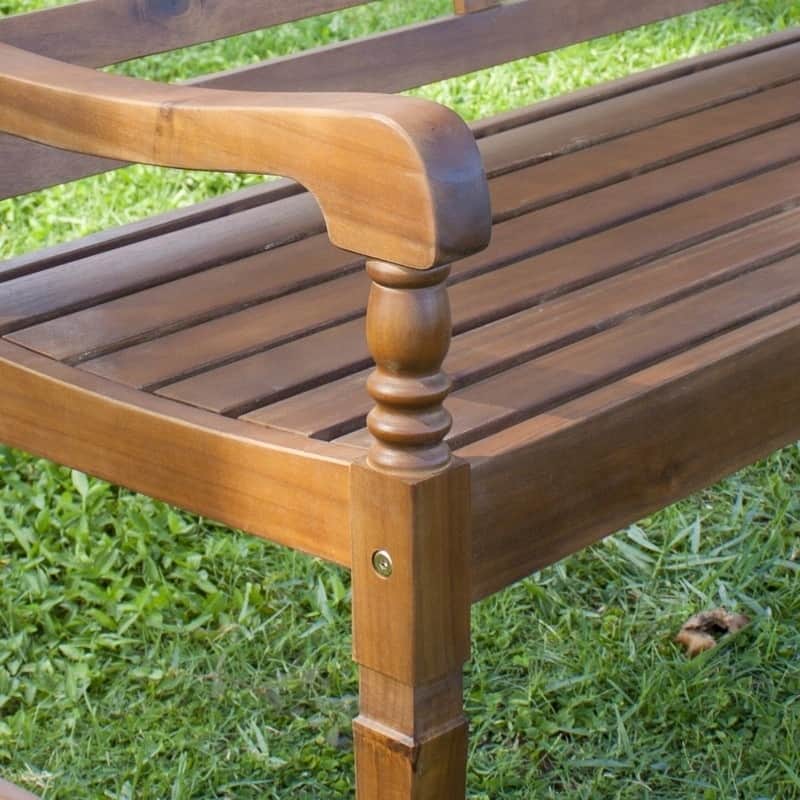Teba Natural Acacia Garden Bench by Havenside Home