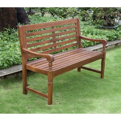 Teba Natural Acacia Garden Bench by Havenside Home