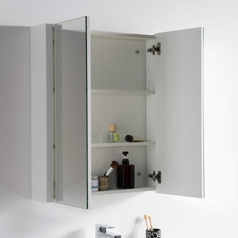 Solid Wood Luxury Wall-Mounted Vanity Set