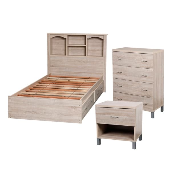 Shop Copper Grove Kungrad Twin Captain S Bed With Bookcase