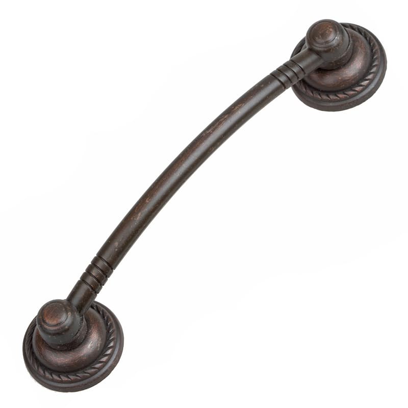 GlideRite 5-Pack 3-3/4 in Center Rubbed Bronze Rope Bow Cabinet Pulls - Oil Rubbed Bronze