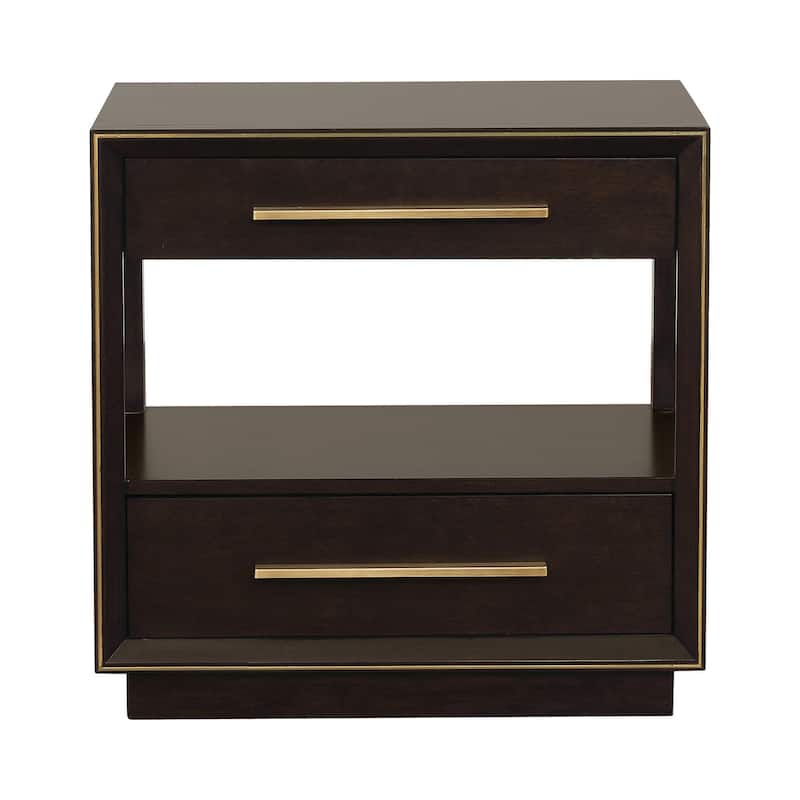 Modesto Smoked Peppercorn and Grey 6-piece Panel Bedroom Set