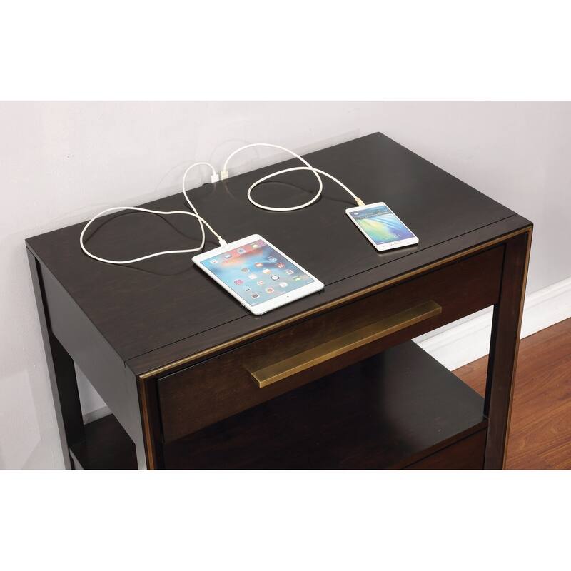 Modesto Smoked Peppercorn and Grey 6-piece Panel Bedroom Set