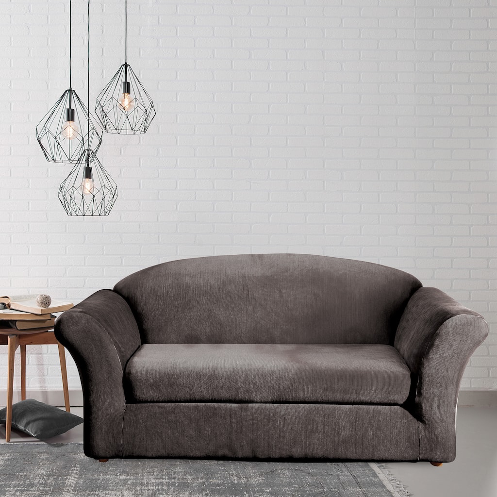 Sure Fit Stretch Stripe 2-Piece Sofa Slipcover