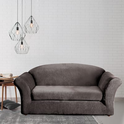 Sure Fit Stretch Stripe 2-Piece Sofa Slipcover