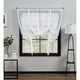 preview thumbnail 1 of 6, ATI Home Belgian Sheer Rod Pocket Tie Up Shade - 54X63