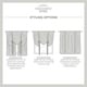 preview thumbnail 3 of 6, ATI Home Belgian Sheer Rod Pocket Tie Up Shade - 54X63