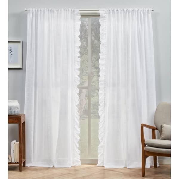 sidelight door panel curtain