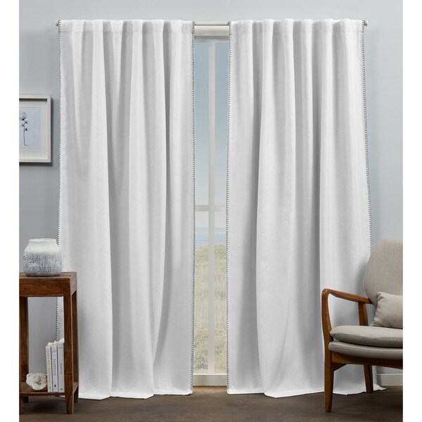 tab top linen blackout curtains