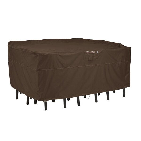 Classic Accessories Madrona Waterproof 108 Inch Rectangular/Oval Patio Bar Table & Chair Cover. Opens flyout.
