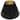 Conical Lamp Shade, Black Parchment With Gold Liner, 12" to 14" Bottom Size